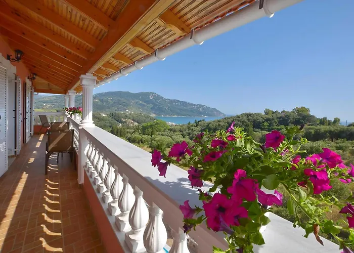 Tranquil Corfu Villa 3 Bedrooms Villa Chrinos Gated Pool Agios Georgios Pagon