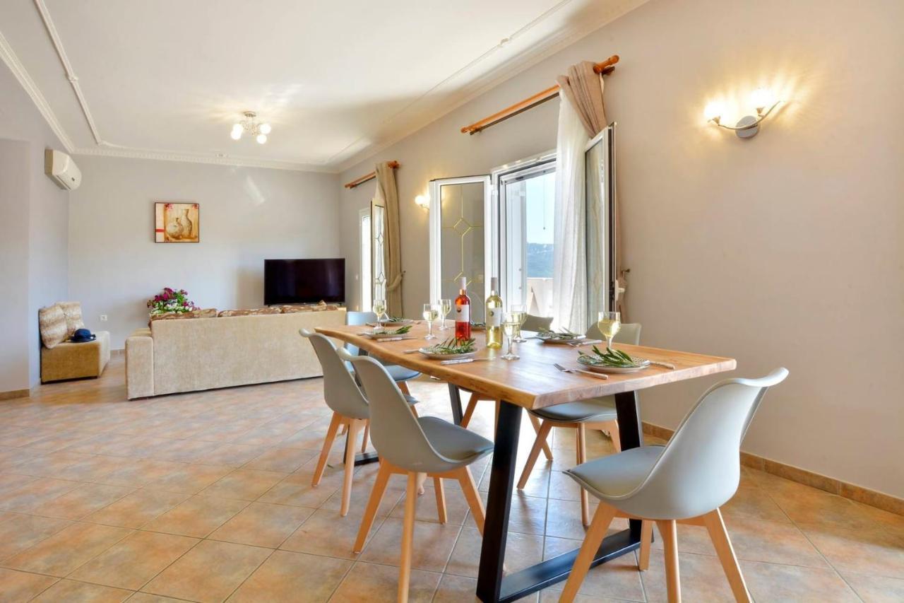 Villa Tranquil Corfu 3 Bedrooms Chrinos Gated Pool Agios Georgios Pagon